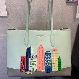 Kate Spade Multi Rock Center Large Tote with Wristlet